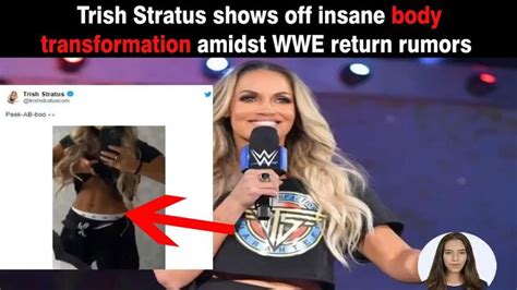 trish stratus boob|Inside WWE legend Trish Stratus epic body transformation as。